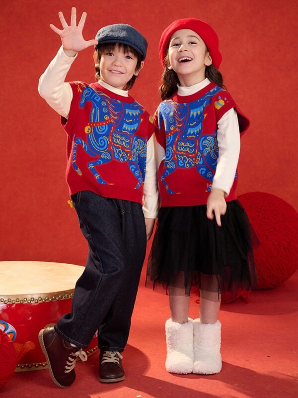 kids festive pullover sweater boys girls full look.jpg