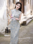 mc1002 qipao blue front full body.jpg