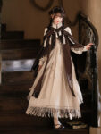 mh1012 modern hanfu brown ivory front cloak look.jpg