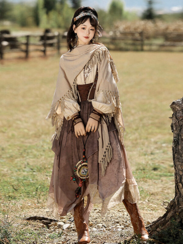 mh1013 modern hanfu sand brown front full look.jpg