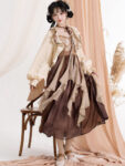 mh1015 modern hanfu cream brown side layered look.jpg