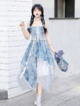 mh1018 modern hanfu sky blue white front full look.jpg
