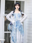 mh1018 modern hanfu sky blue white front full look.jpg