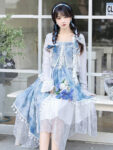 mh1018 modern hanfu sky blue white front full look.jpg