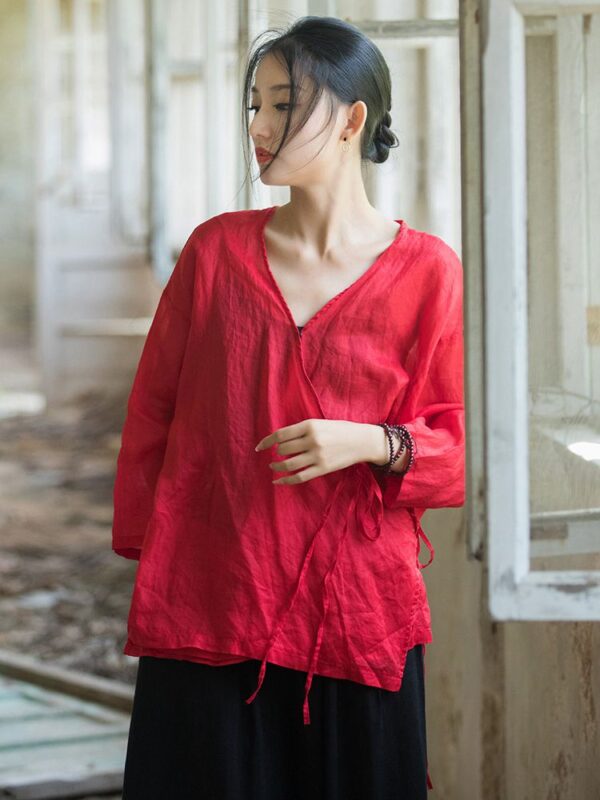 pink linen shirt women 1.jpg