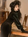 weqipao black lolita dress 2.jpg