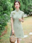 women chinese cheongsam mini dress 1.jpg