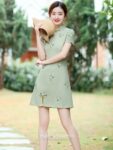 women chinese cheongsam mini dress 1.jpg