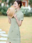 women chinese cheongsam mini dress 1.jpg
