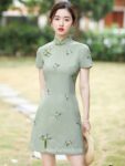 women chinese cheongsam mini dress 1.jpg