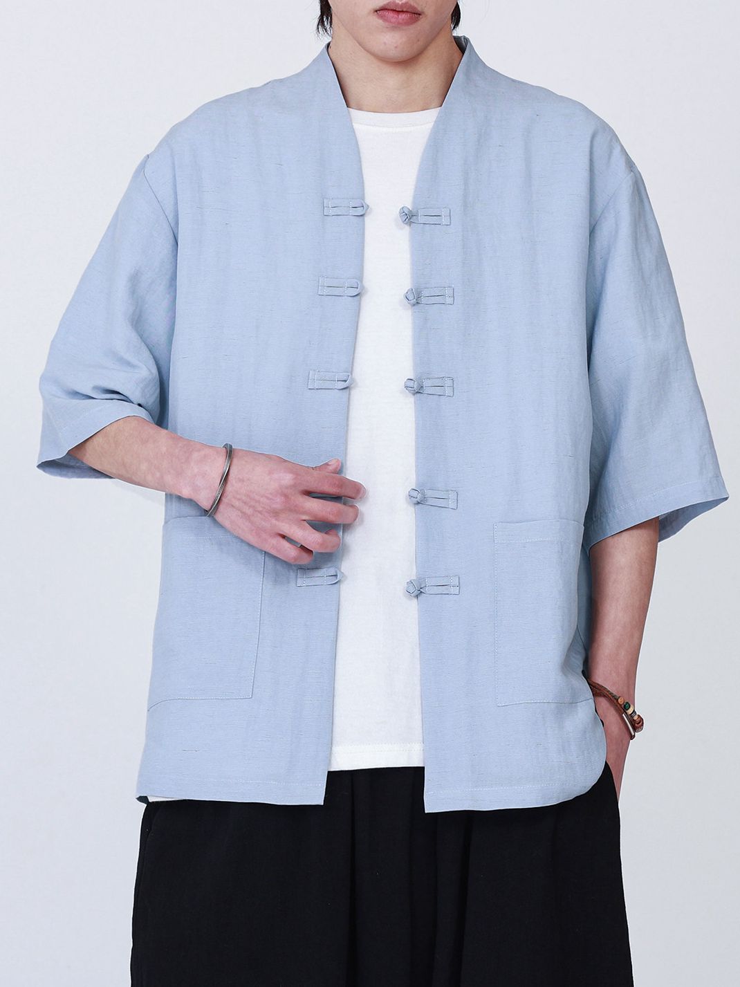 xlts10238 tang suit blue front frog buttons.jpg xlts10238 tang suit blue front frog buttons.jpg