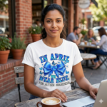 Sweet Coquette Bow Autism Awareness Tee In April We Wear Blue Aesthetic Shirt.png