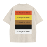 It s Okay To Be T Shirt 90s Style Funny Washed Graphic Tee.png