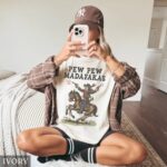 Retro Cowboy Graphic T Shirt Funny Western Pew Pew Tee Vintage Rodeo Aesthetic Shirt.jpg