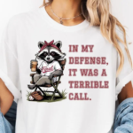 Vintage Feral Baseball Mom Raccoon Tee Game Day Chaos Graphic Shirt.png