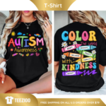 SPED Teacher Neurodiversity 2 Sided Graphic Shirt.png