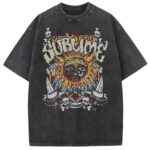 Sun Pattern Acid Washed T Shirt Oversized Unisex Vintage Graphic Tee.jpg