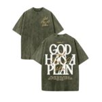 God Has a Plan Vintage Washed T Shirt 230gsm Heavyweight Double Sided Christian Graphic Tee.jpg