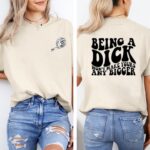 Being A Jerk Funny T Shirt Sarcastic Humor Graphic Tee Unisex Cotton Shirt.jpg