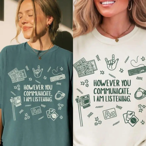 SLP Graduation Gift Shirt Everyone Deserves Communication Aesthetic Tee.png