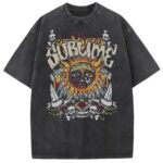 Sun Pattern Acid Washed T Shirt Oversized Unisex Vintage Graphic Tee.jpg